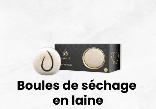 Boules de séchage en laine pour sèche-linge